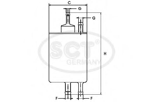 Топливный фильтр SCT Germany ST 6098