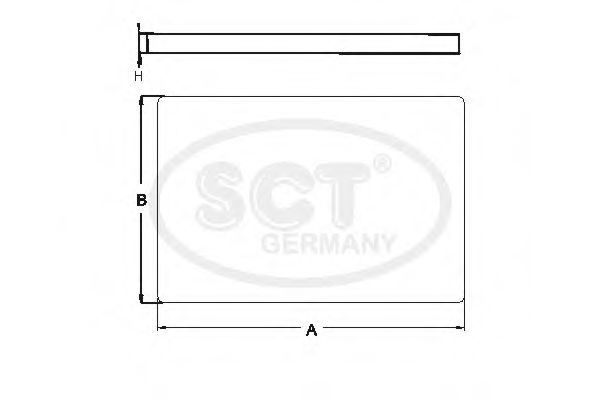 SA 1215 SCT Germany Фільтр салону