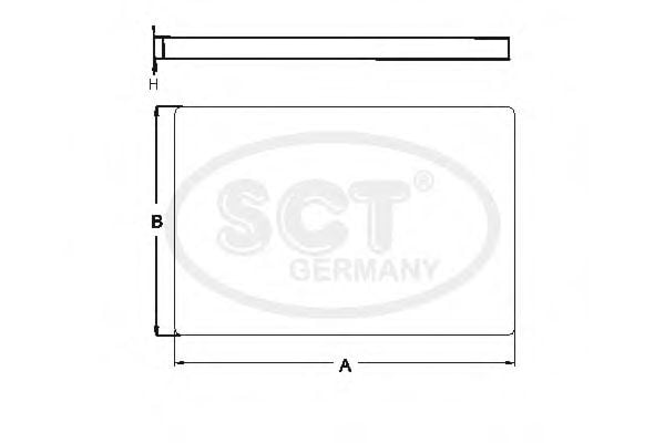 SA 1224 SCT Germany Фільтр салону