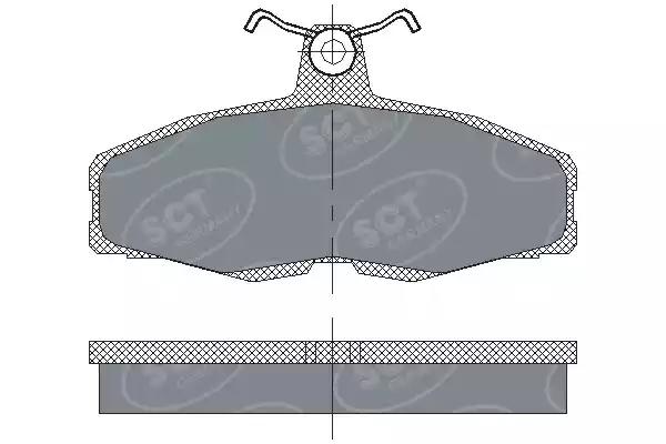 sp225pr SCT Germany Тормозные колодки