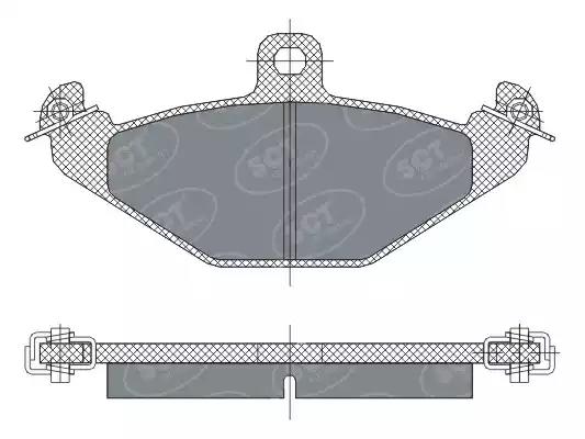 sp298pr SCT Germany Тормозные колодки