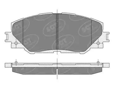 sp342pr SCT Germany Гальмівні колодки