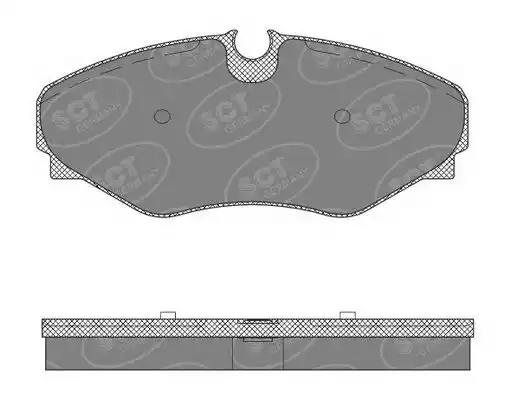 sp495pr SCT Germany Гальмівні колодки