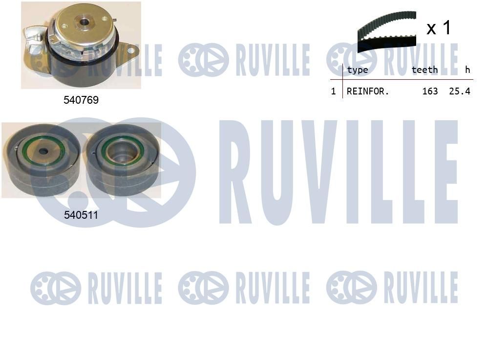 550100 Ruville Комплект ременя ГРМ