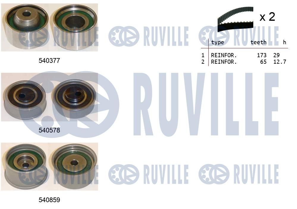 550477 Ruville Комплект ременя ГРМ