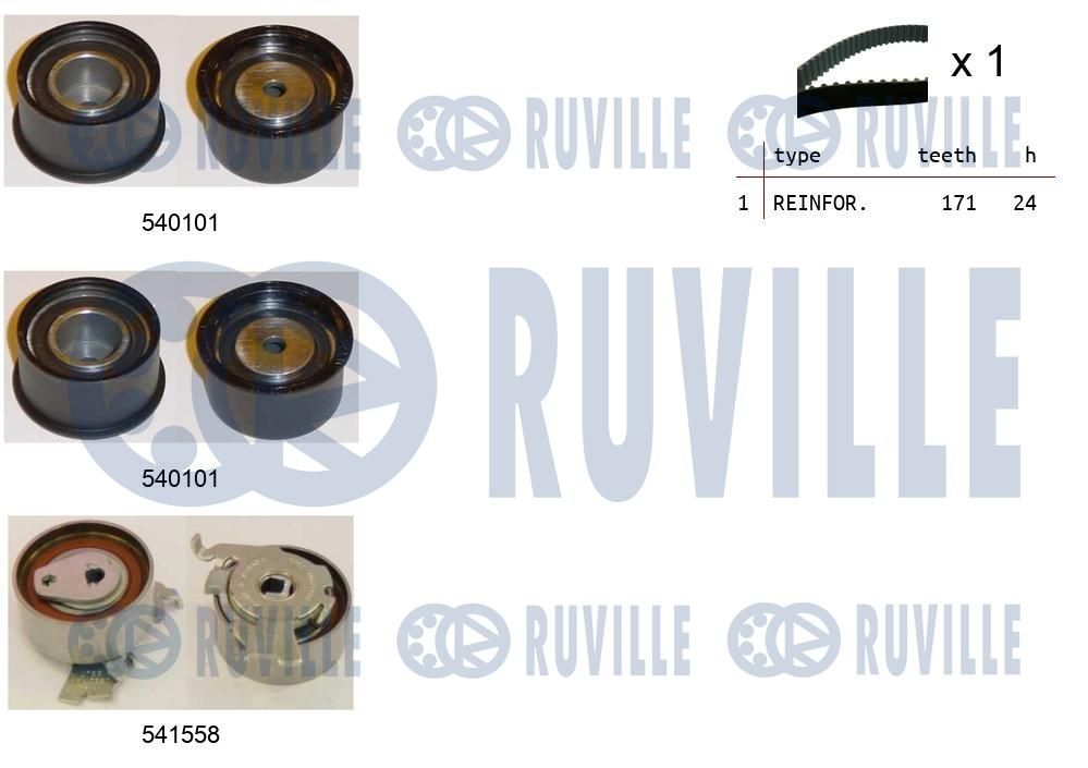 550311 Ruville Комплект ременя ГРМ