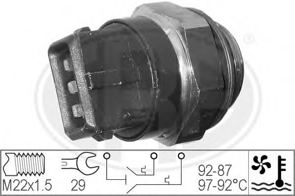 330272 ERA Датчик температуры охлаждающей жидкости