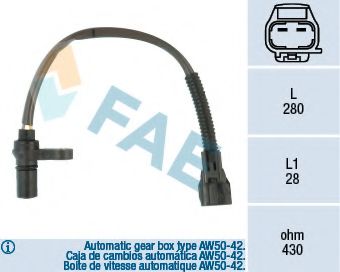 79123 FAE Датчик положення колінчастого вала