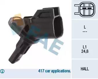 78180 FAE Датчик ABS