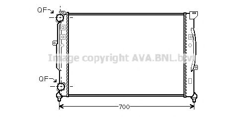AI2189 AVA Quality Cooling Радиатор охлаждения двигателя