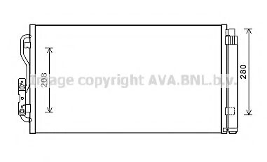 BWA5434D AVA Quality Cooling Радиатор кондиционера