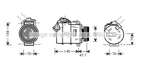 BWAK306 AVA Quality Cooling Компресор кондиціонера