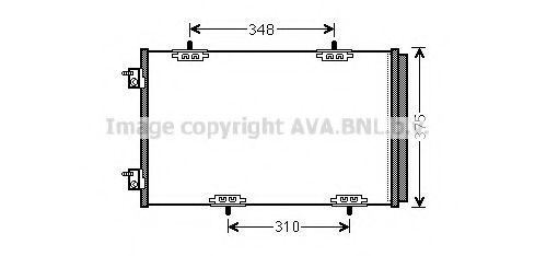 CN5290D AVA Quality Cooling Радиатор кондиционера