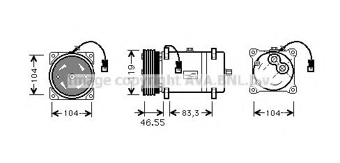 CNAK161 AVA Quality Cooling Компресор кондиціонера