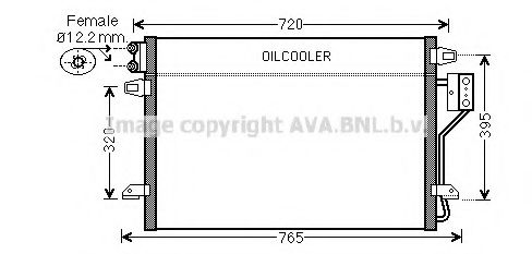 CR5106 AVA Quality Cooling Радиатор кондиционера