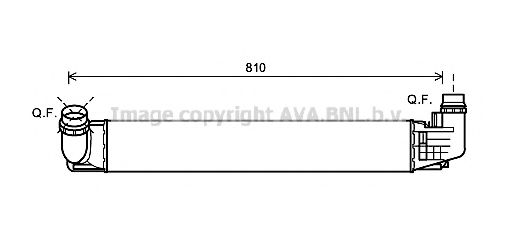 DAA4009 AVA Quality Cooling Інтеркулер