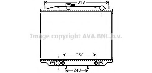 DNA2262 AVA Quality Cooling Радиатор охлаждения двигателя