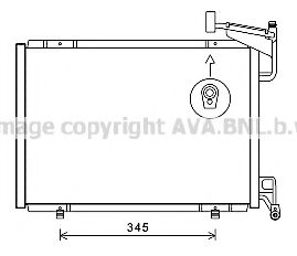 FD5592 AVA Quality Cooling Радіатор кондиціонера