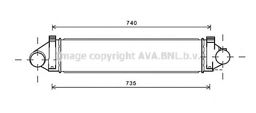 FDA4494 AVA Quality Cooling Интеркулер