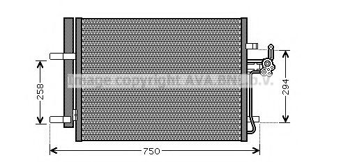 FDA5428D AVA Quality Cooling Радіатор кондиціонера