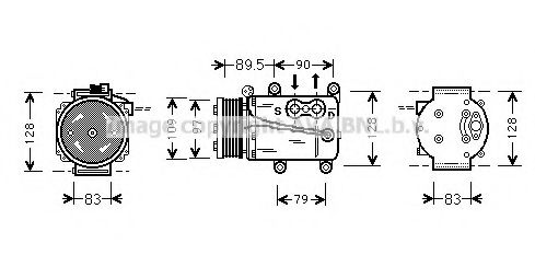 FDAK082 AVA Quality Cooling Компресор кондиціонера