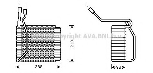 FDV110 AVA Quality Cooling Випарник кондиціонера