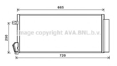 FTA5396D AVA Quality Cooling Радіатор кондиціонера