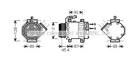 FTAK366 AVA Quality Cooling Компресор кондиціонера