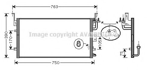 HY5135 AVA Quality Cooling Радиатор кондиционера