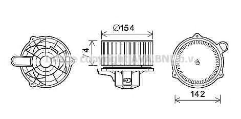 HY8348 AVA Quality Cooling Вентилятор салону