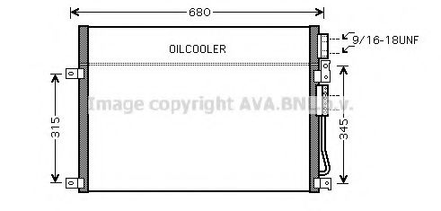 JEA5045 AVA Quality Cooling Радіатор кондиціонера