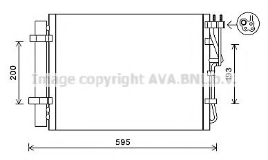 KA5198D AVA Quality Cooling Радіатор кондиціонера
