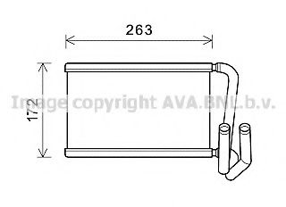 KA6169 AVA Quality Cooling Радиатор печки для Kia Sorento