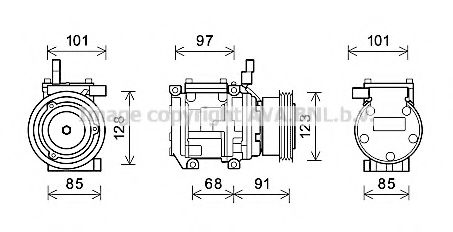 KAAK145 AVA Quality Cooling Компресор кондиціонера