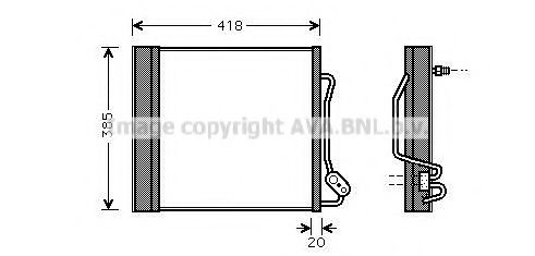 MCA5010D AVA Quality Cooling Радиатор кондиционера