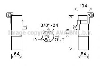 MSD598 AVA Quality Cooling Осушитель кондиционера