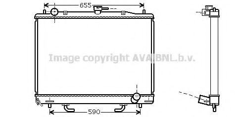 MT2163 AVA Quality Cooling Радіатор охолодження двигуна