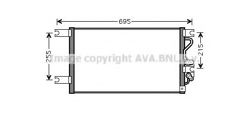 MT5206 AVA Quality Cooling Радиатор кондиционера