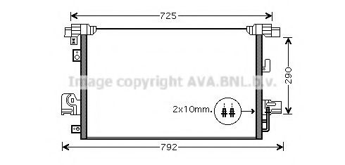 MT5210D AVA Quality Cooling Радиатор кондиционера