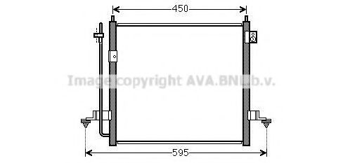 MT5218D AVA Quality Cooling Радіатор кондиціонера для Mitsubishi L200