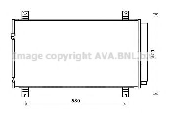 MT5258D AVA Quality Cooling Радиатор кондиционера для Mitsubishi Grandis