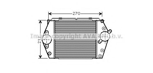 MZ4188 AVA Quality Cooling Інтеркулер