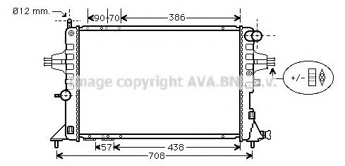 OL2252 AVA Quality Cooling Радіатор охолодження двигуна