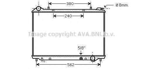 OL2441 AVA Quality Cooling Радіатор охолодження двигуна для Opel Frontera