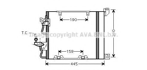 OL5368D AVA Quality Cooling Радіатор кондиціонера
