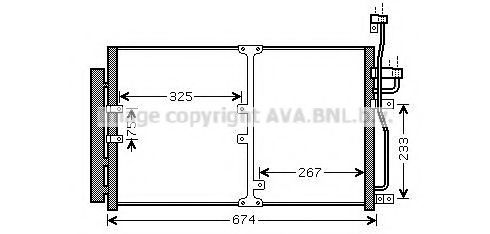 OL5425D AVA Quality Cooling Радіатор кондиціонера