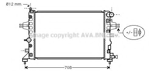 OLA2362 AVA Quality Cooling Радіатор охолодження двигуна