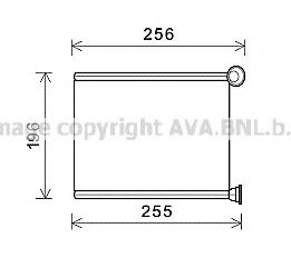PE6366 AVA Quality Cooling Радиатор печки для Peugeot 508