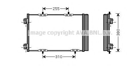 PEA5291D AVA Quality Cooling Радіатор кондиціонера