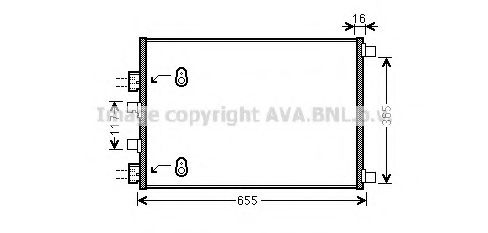 RT5422 AVA Quality Cooling Радиатор кондиционера